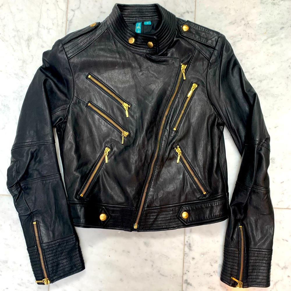 100% leather jacket